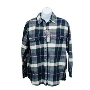 New With tags Natural Reflection Heavy Flannel Shirt